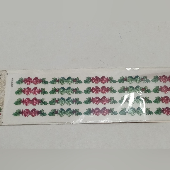 Provo Craft Christmas Rub On Transfers First Impressions Set of 3 Vintage NEW - Picture 7 of 11